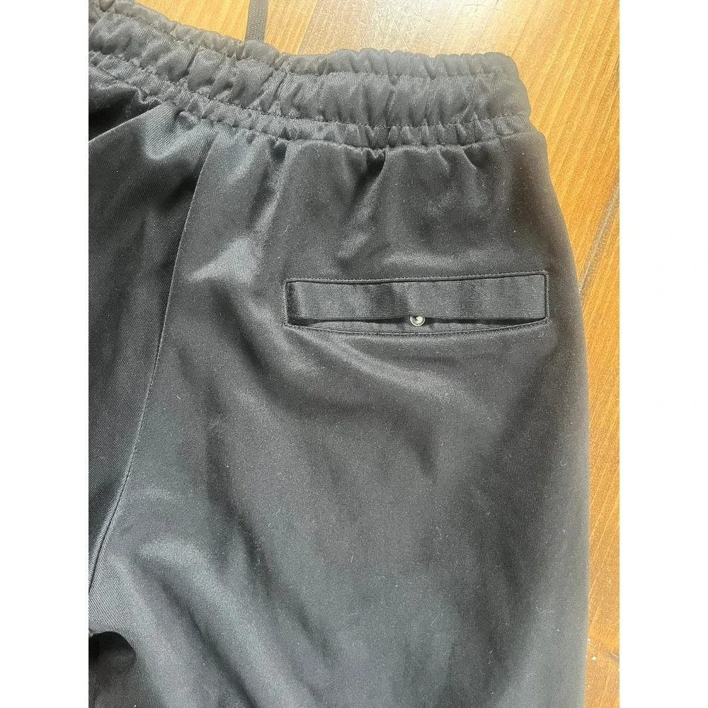 Jordan Air Mens Black Track Pants Side Stripe Joggers Jumpman Logo Small